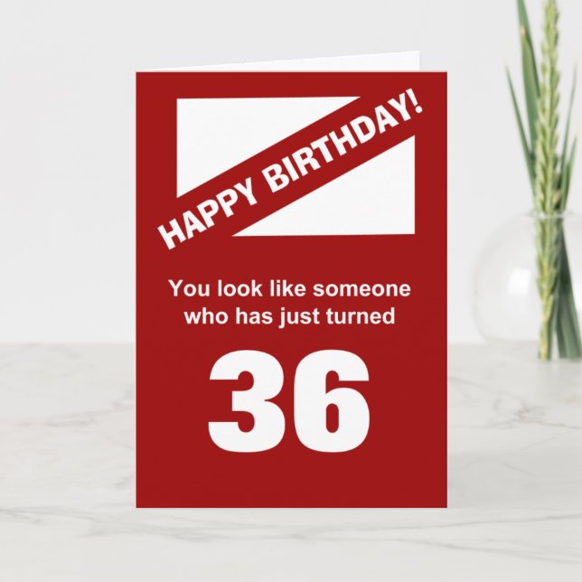 Carte 63e anniversaire heureux (Devant)