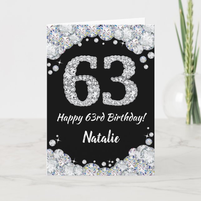 Carte 63rd Birthday (Devant)