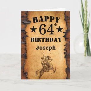 Cartes 64 Ans D Anniversaire Zazzle Fr