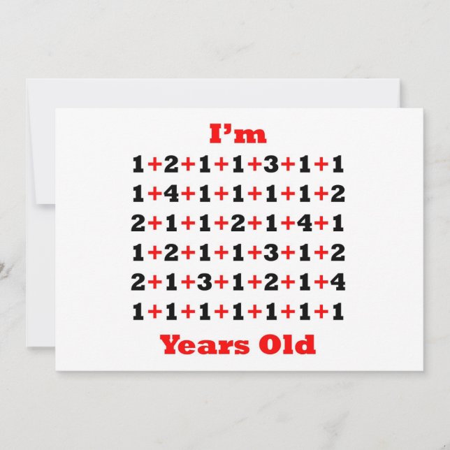 Carte 65 ans Noir Rouge (Devant)