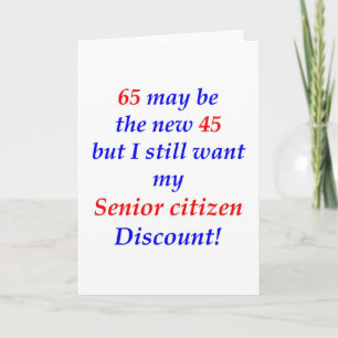 Carte 65 Senior Citizen