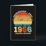 Carte 66 Ans Awesome depuis 1956 66e anniversaire Cadeau<br><div class="desc">Design Anniversaire Pour toute personne qui a de l'horoscope dire difficile & têtu Mais tout à fait digne.Portez-le avec fierté au travail,  gym scolaire parfait pour s'accoupler avec des shorts,  des leggings ou des jeans pour un look décontracté et tendance</div>