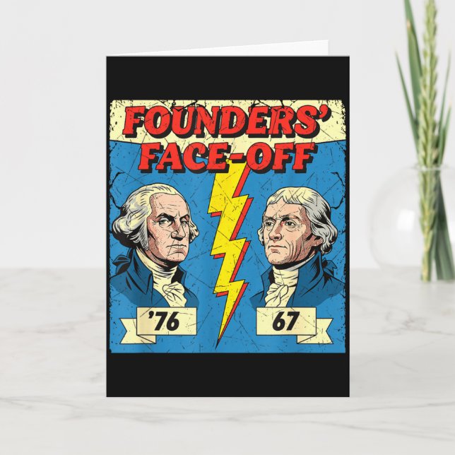 Carte 67 76 George Washington Thomas Jefferson Histoire  (Devant)