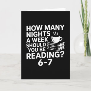 Carte 67 Amateur de lecture de livre drôle Six Seven Mem