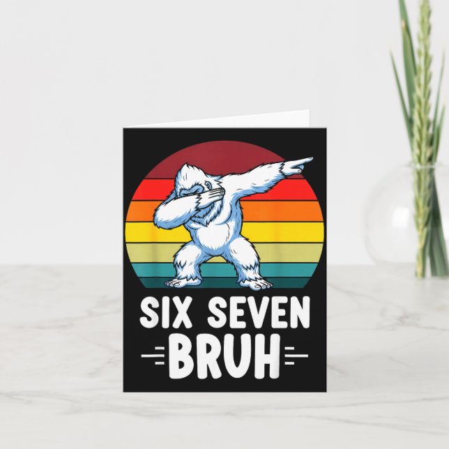 Carte 67 Animals Funny 67 Brainrot Youth Kids Yeti 67  (Devant)