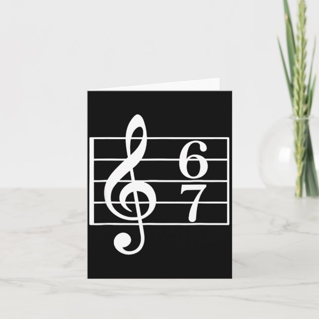 Carte 67 Argot de mème musical Six Sept Prof de musique  (Devant)