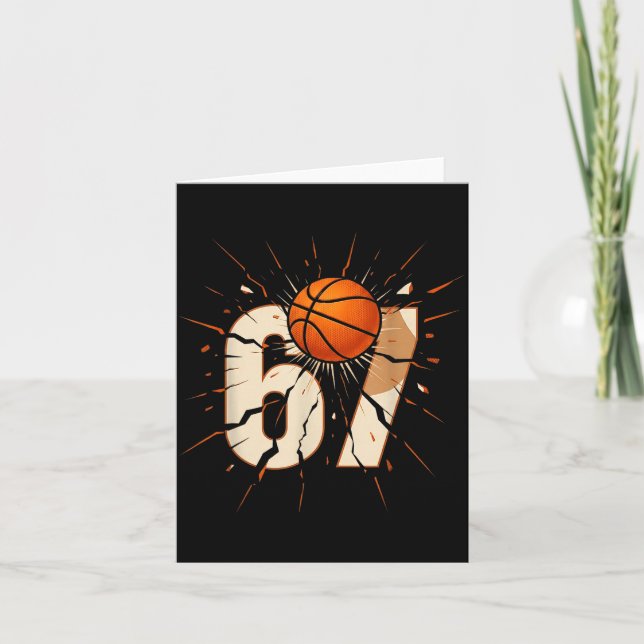 Carte 67 Brainrot Youth Basketball Drip - Funny Kids 67  (Devant)