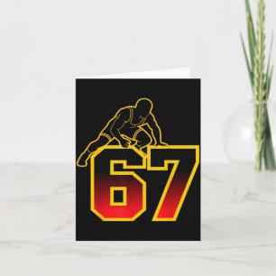 Carte 67 Brainrot Youth Wrestling Drip - Drôles d'enfant