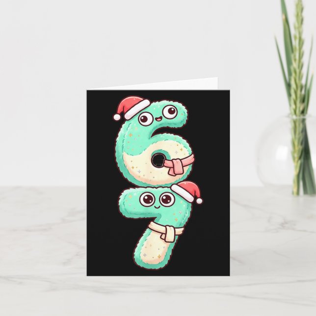 Carte 67 Christmas Kawaii Pastel Design  (Devant)