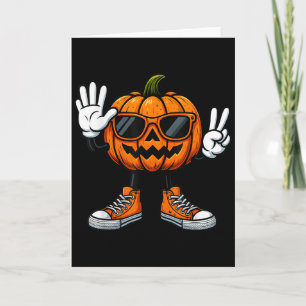 Carte 67 Citrouille d'Halloween Drôle Brainrot Meme Enfa