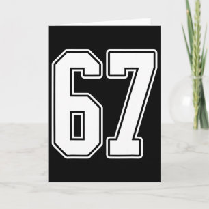 Carte #67 Contour blanc Maillot de fan de sport Style n°
