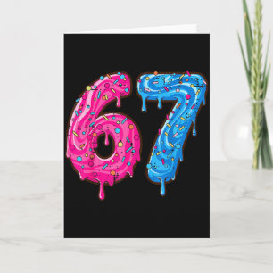 Carte 67 Costume Six Seven Mème Numéro 6 7 Sur Il Jeunes