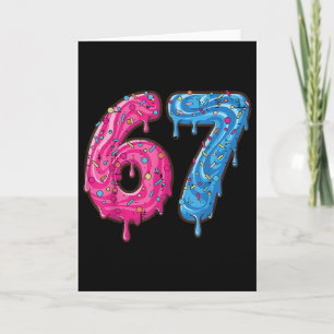 Carte 67 Costume Six Seven Mème Numéro 6 7 Sur Il Jeunes