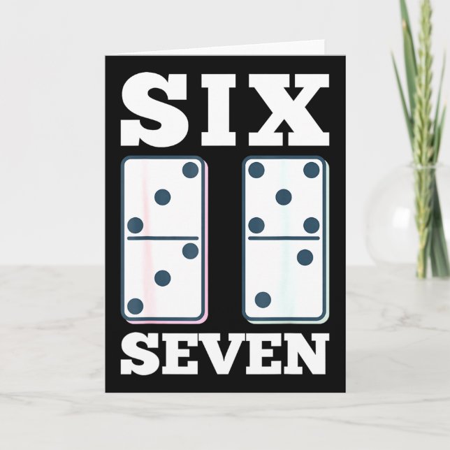 Carte 67 Counting Dominos Blocks Mathematics Teacher Vin (Devant)