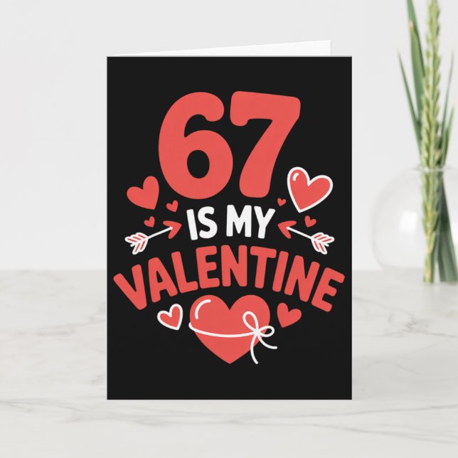 Carte 67 Est Mon Valentin Six Sept Valentins 6 7 Générat (Devant)