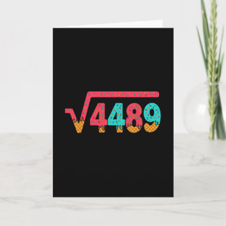 Carte 67 Glace au Dégoulinant Mème Racine Carrée 4489 Ar