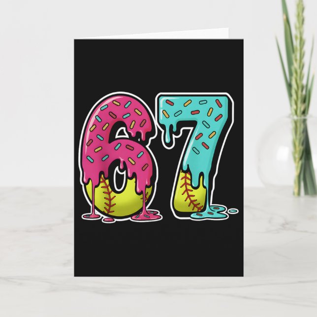 Carte 67 Glace au Goutte Doux Softll Argot Gen Alpha Six (Devant)
