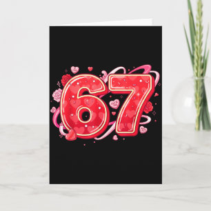 Carte 67 Glace Dégoulinante Mème Drôle Six Sept Saint Va