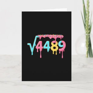 Carte 67 Glace Dégoulinante Mème Racine Carrée 4489 Argo