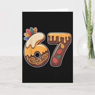 Carte 67 Glace qui dégouline drôle de Thanksgiving Gen A