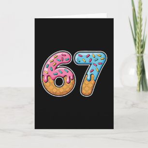 Carte 67 Glace qui dégouline Mème Drôle Six Sept Gen Alp