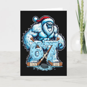 Carte 67 Hockey Drip Numéro Style Mème Drôle Garçons Gra
