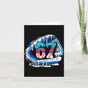 Carte 67 Meme Argot Gant de Baseball Dégoulinant Crème G