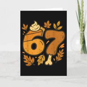 Carte 67 Meme de Thanksgiving Drôle Six Sept Génération