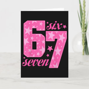 Carte 67 Mème drôle fille rose