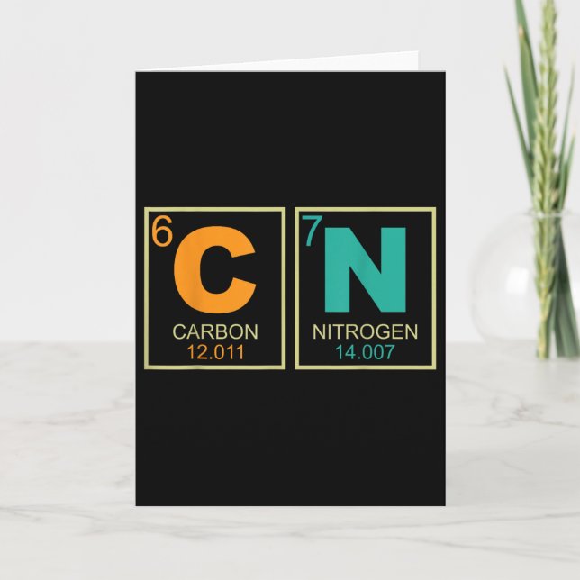 Carte 67 Mème Drôle Professeur Science Tableau Périodiqu (Devant)