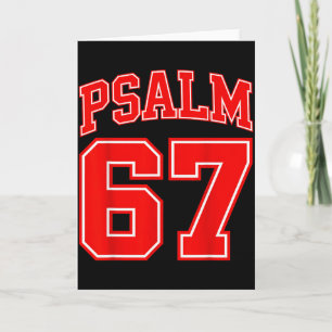 Carte 67 Meme Drôle Six Sept Psaume 67 6-7 Meme