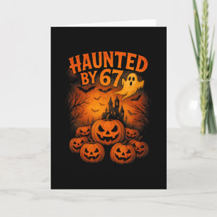 Carte 67 Mème Fantôme Halloween Drôle Six Sept Gén