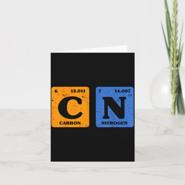 Carte 67 Meme Funny Teacher Science Periodic Table Retro (Devant)