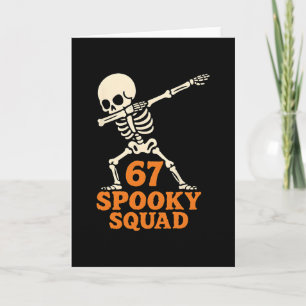 Carte 67 Meme Halloween 6 7 Nombres Six Sept Drôle Enfan