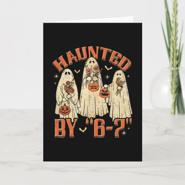 Carte 67 Meme Halloween Ensorcelé  (Devant)