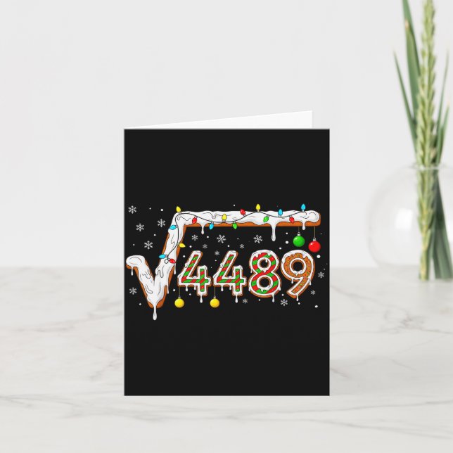Carte 67 Meme Racine Carrée 4489 Argot Prof de Maths Drô (Devant)