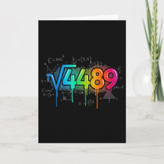 Carte 67 Meme Racine Carrée 4489 Dégoulinant Six Sept En