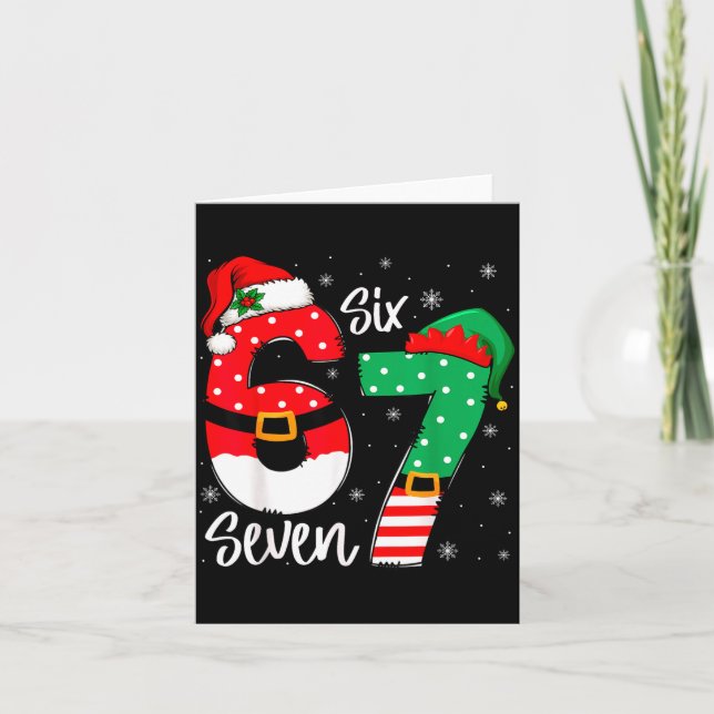 Carte 67 Mème Six Sept Pour Enfants Femmes Hommes Garçon (Devant)