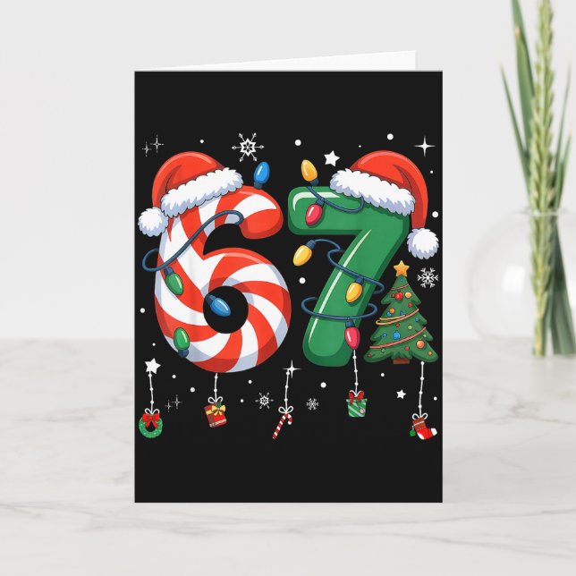 Carte 67 Mème Six Sept Pour Enfants Femmes Hommes Garçon (Devant)