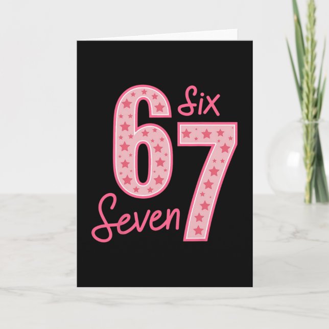 Carte 67 Meme Six Seven 1  (Devant)