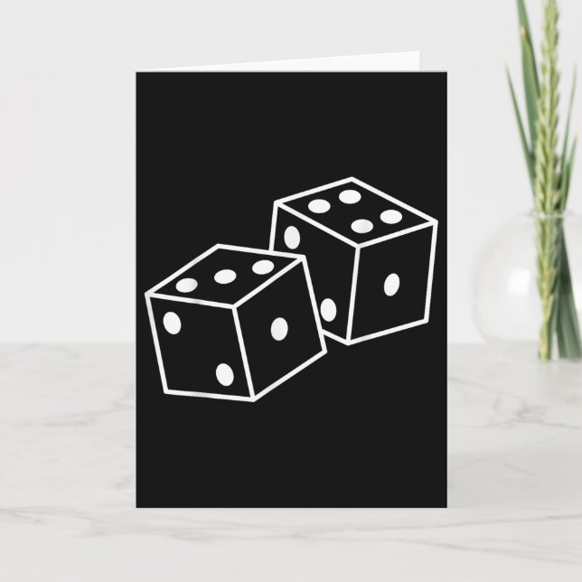 Carte 67 Meme Six Seven 6–7 Dés Drôles  (Devant)