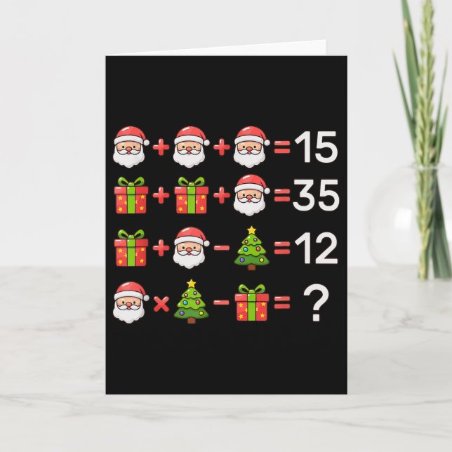 Carte 67 Meme Six Seven Christmas Math Equation Xmas Log (Devant)
