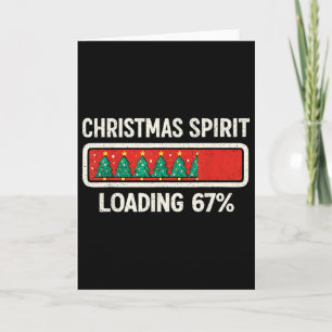 Carte 67 Meme Six Seven Esprit de Noël Chargement Gen Z