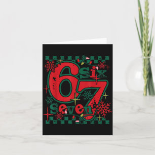 Carte 67 Meme Six Seven Pour Enfants Femmes Hommes Garço