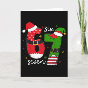 Carte 67 Meme Six Seven Pour Enfants Femmes Hommes Garço