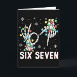 Carte 67 Meme Six Seven Pour Enfants Femmes Hommes Garço<br><div class="desc">67 Meme Six Seven Pour Enfants Femmes Hommes Garçons Filles Noël _10</div>