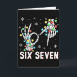 Carte 67 Meme Six Seven Pour Enfants Femmes Hommes Garço<br><div class="desc">67 Meme Six Seven Pour Enfants Femmes Hommes Garçons Filles Noël _10</div>