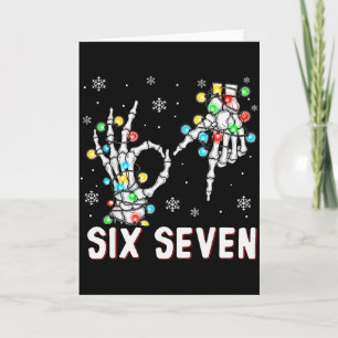 Carte 67 Meme Six Seven Pour Enfants Femmes Hommes Garço