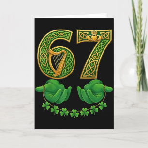 Carte 67 Mémo Trèfles Six Sept Trèfles 6-7 St-Patrick