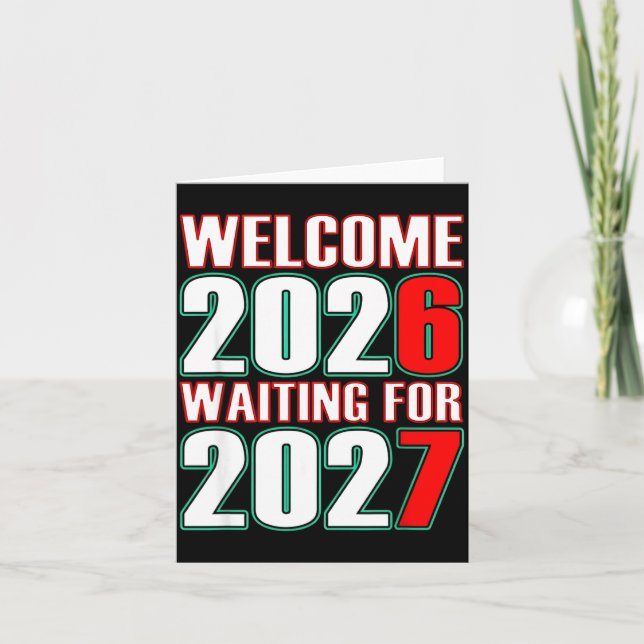 Carte 67 New Year Welcome 2026 Trendy Gen Alpha Slang  (Devant)